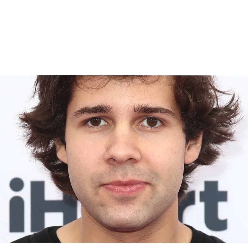 Foto de frente de David Dobrik