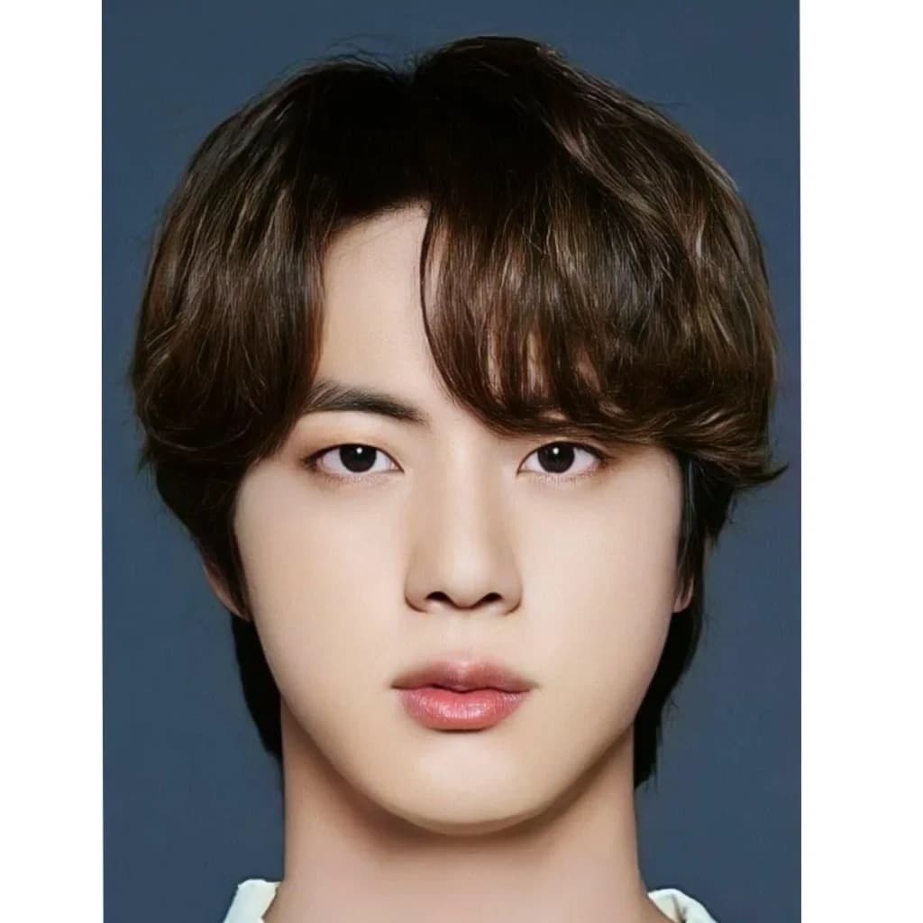 Foto de frente de Jin (BTS)