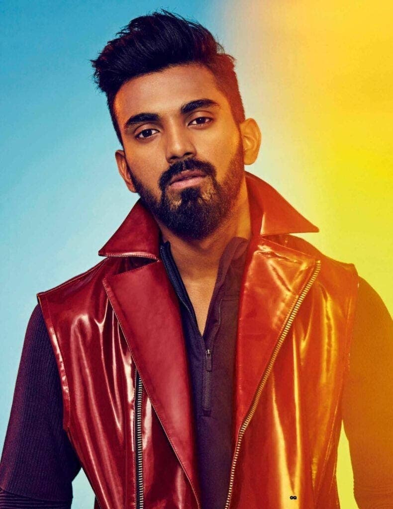 Foto de frente de KL Rahul
