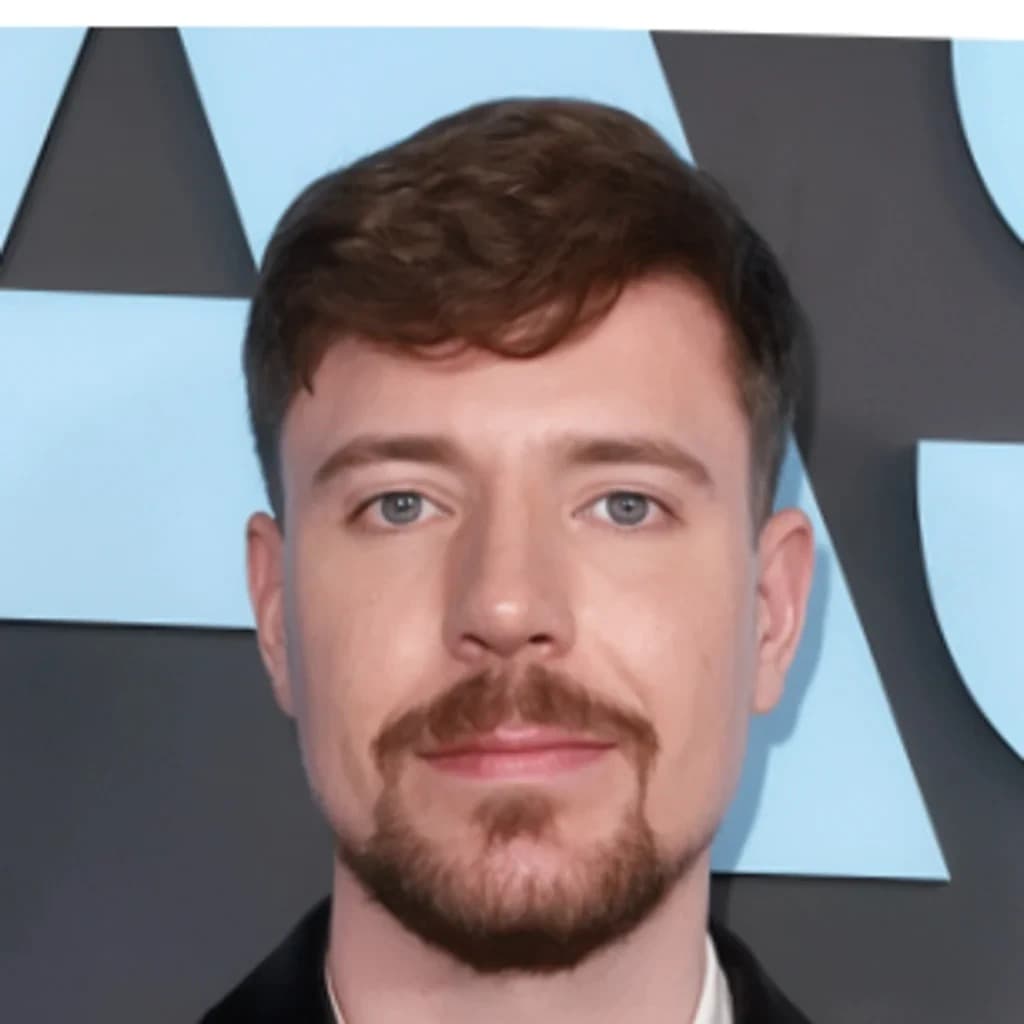Foto de frente de MrBeast