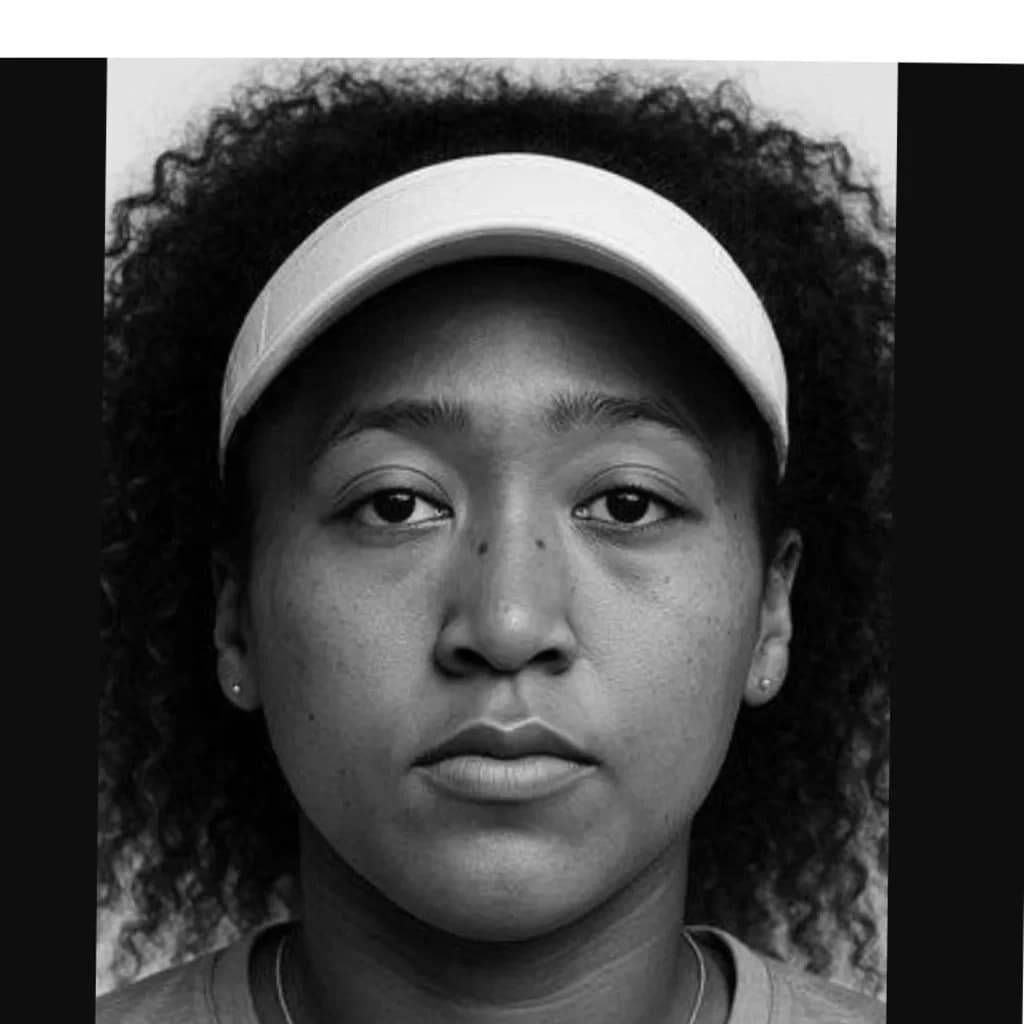 Foto de frente de Naomi Osaka