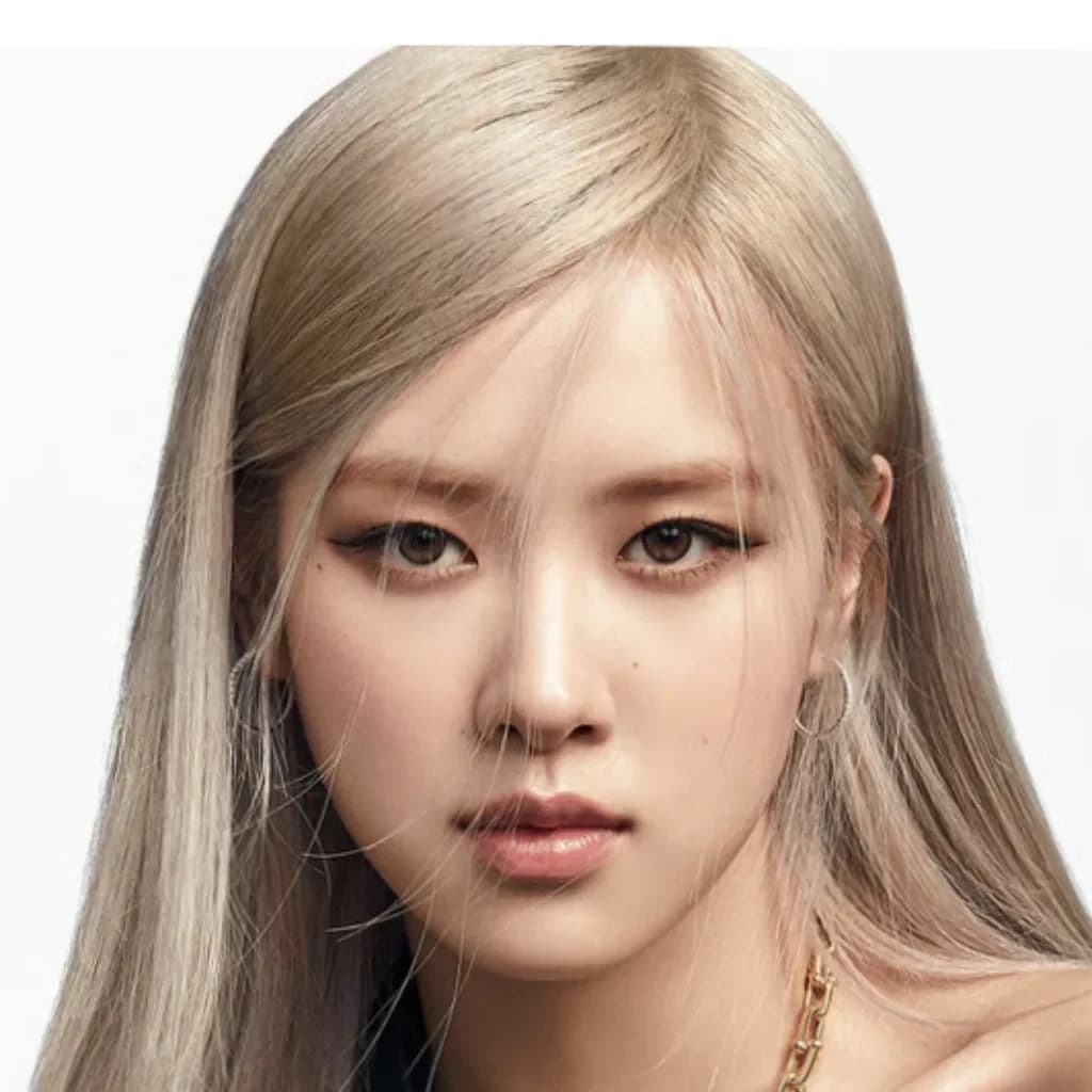 Foto de frente de Rosé (BLACKPINK)