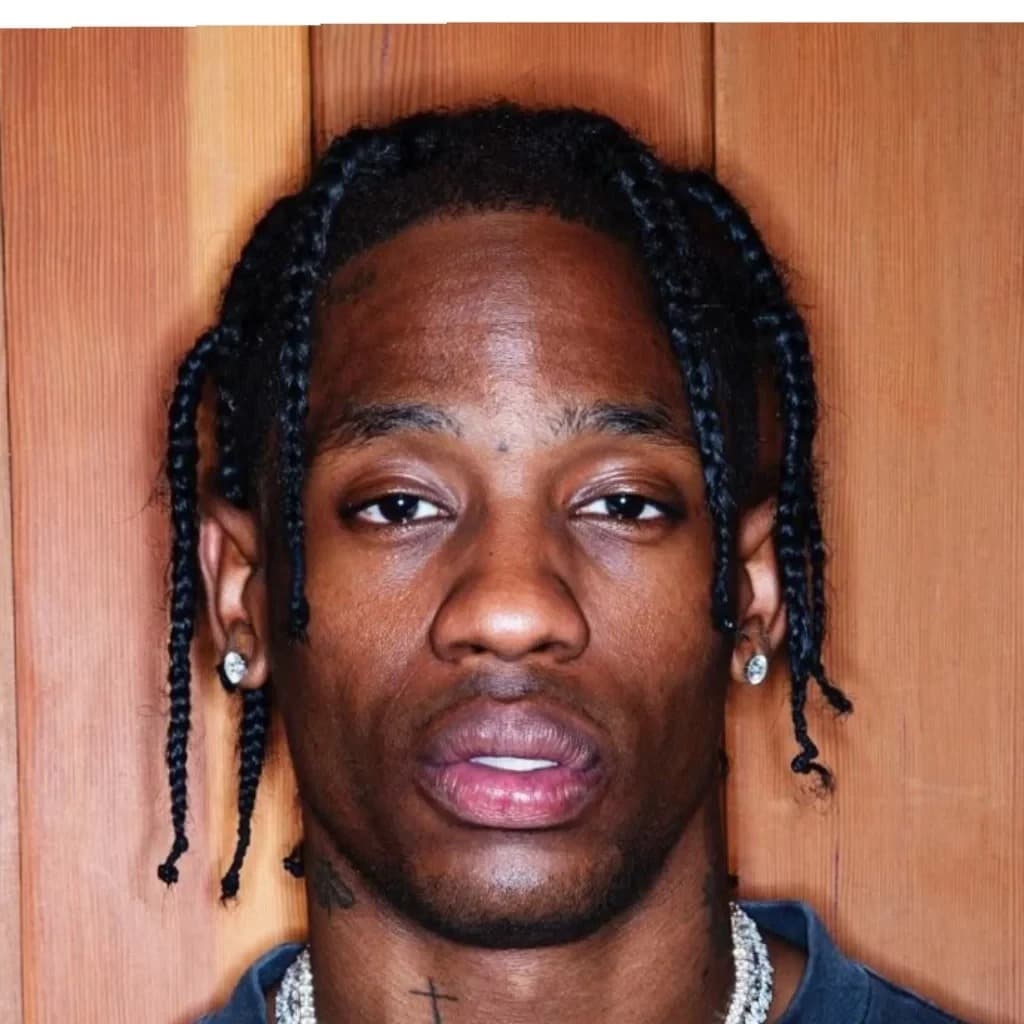 Foto de frente de Travis Scott