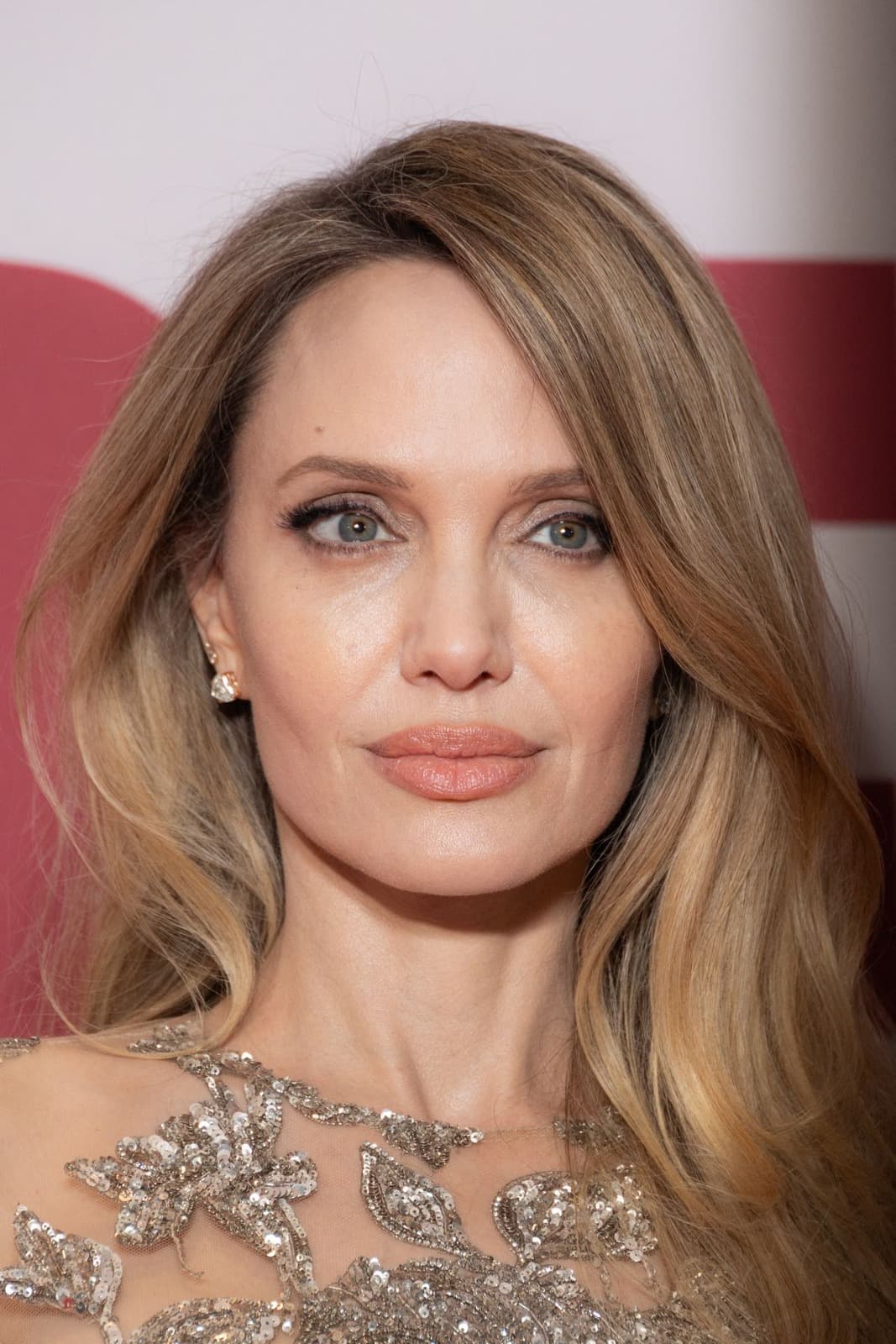 Foto de frente de Angelina Jolie