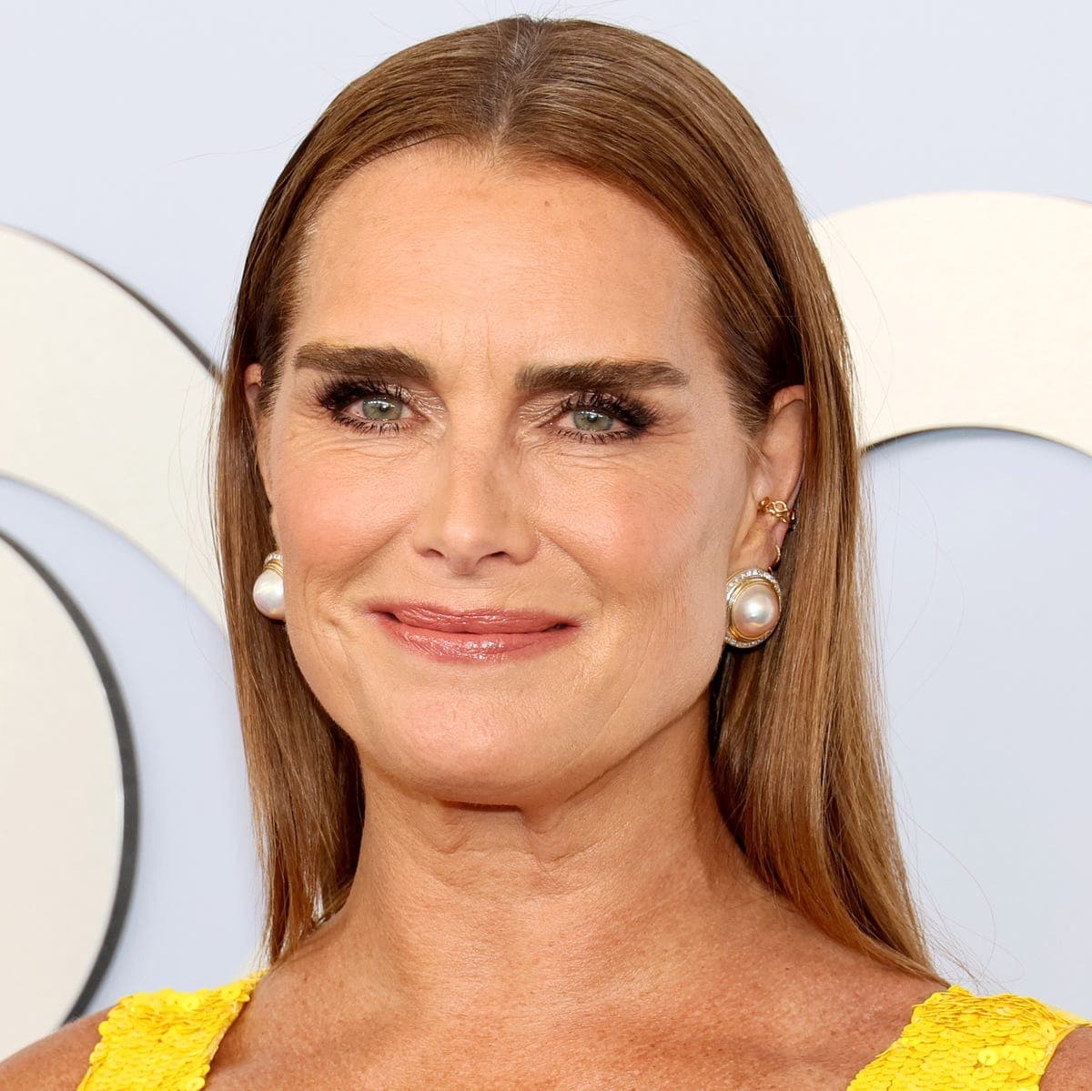 Foto de frente de Brooke Shields