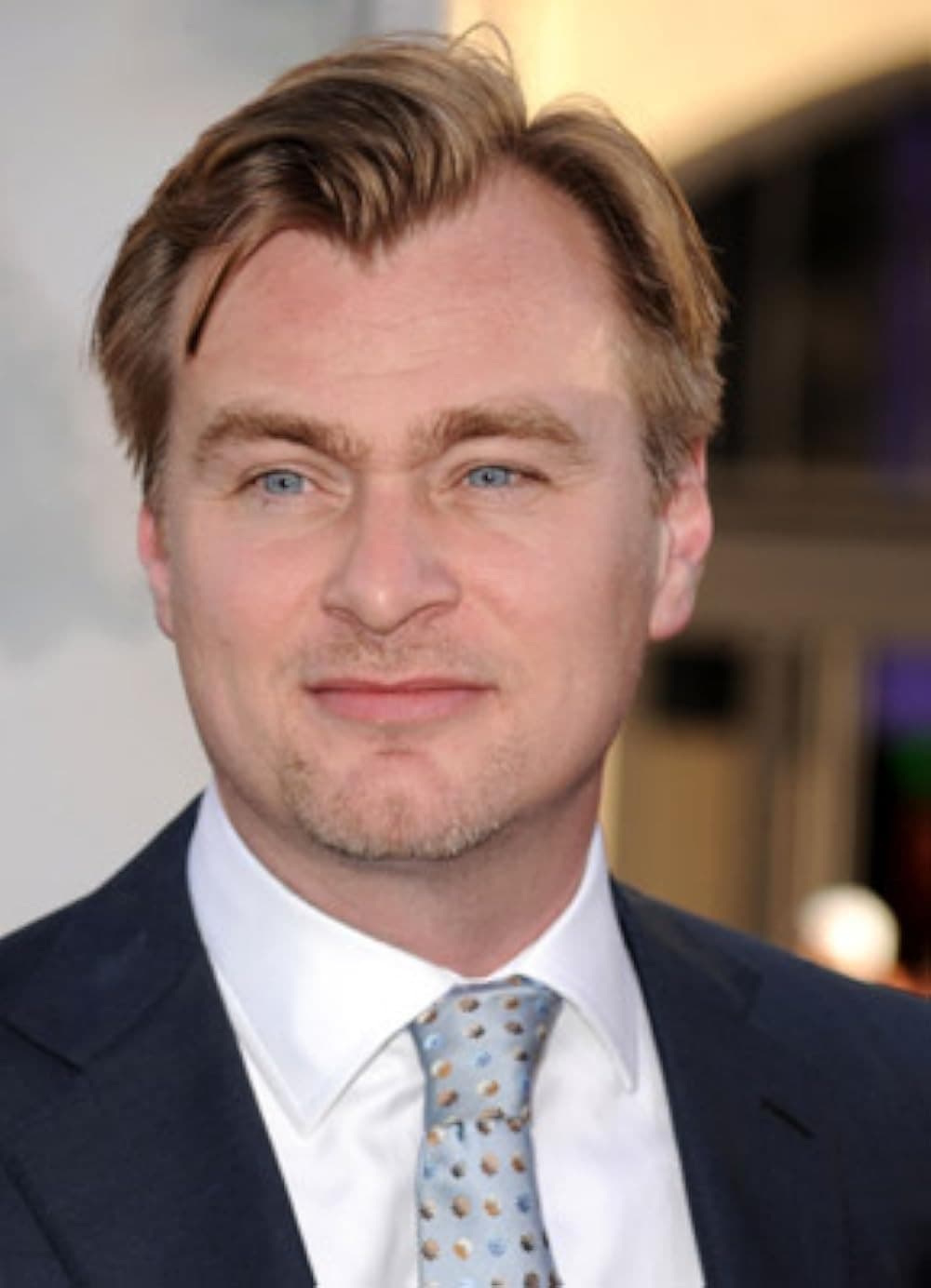 Foto de frente de Christopher Nolan