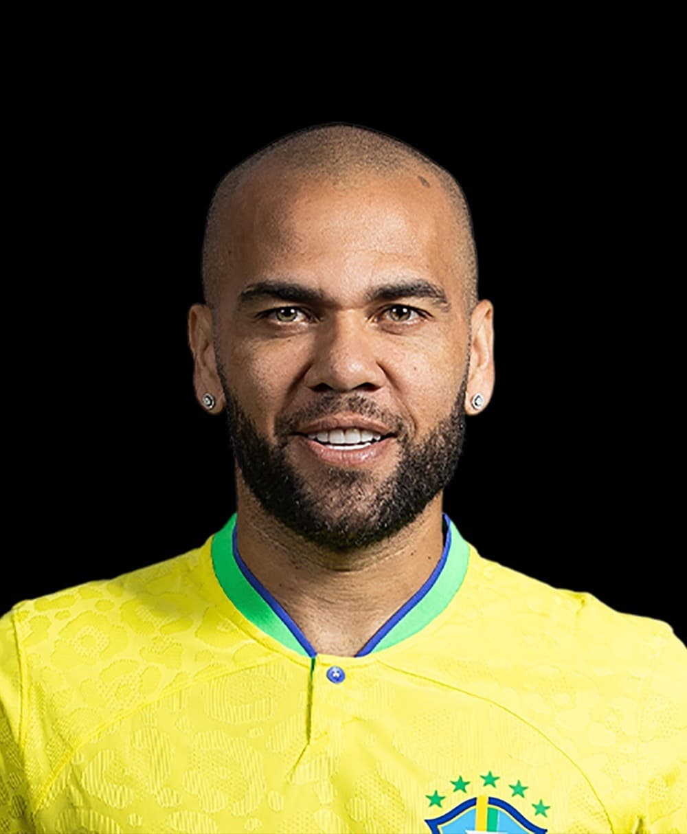Foto de frente de Daniel Alves
