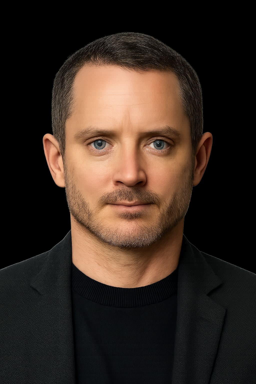 Foto de frente de Elijah Wood