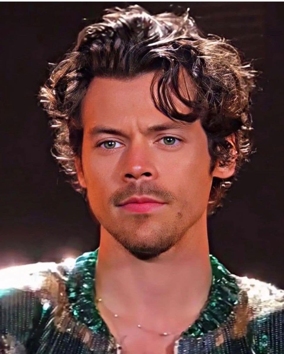 Foto de frente de Harry Styles