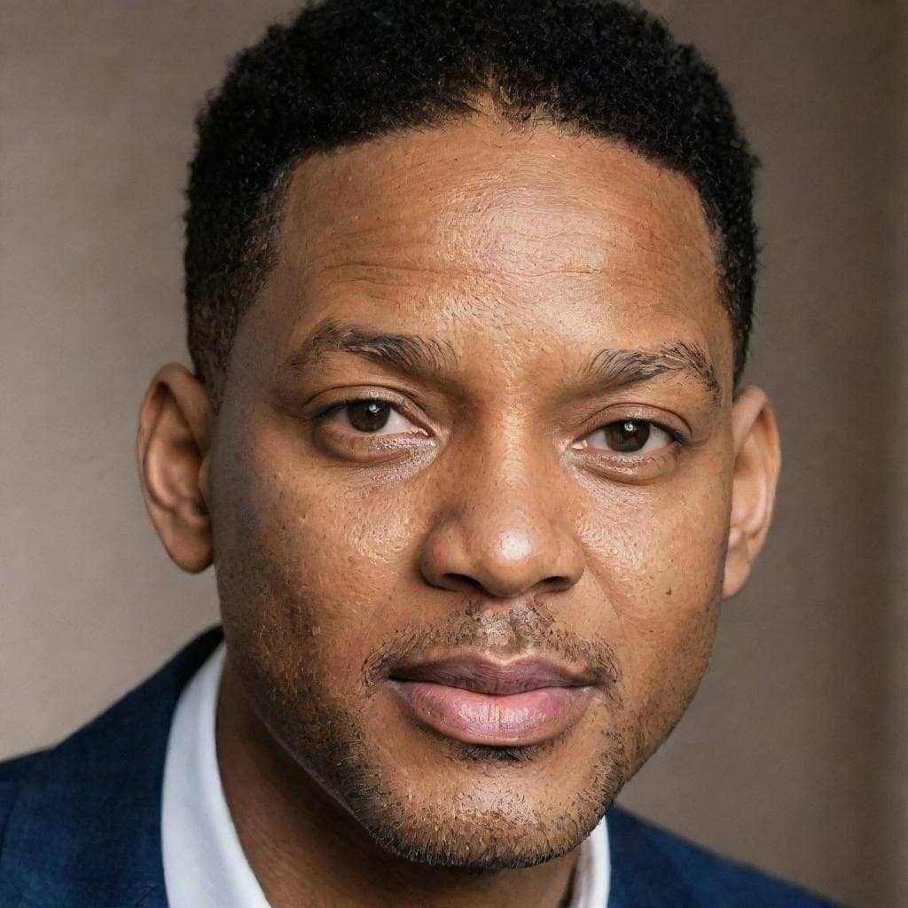 Foto de frente de Will Smith
